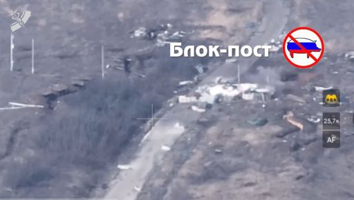 Харьковские гвардейцы обезвредили блокпост окупантов на территории рф