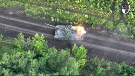 Сбили на ходу: Холодноярцы показали филигранную ликвидацию российского танка на Харьковщине