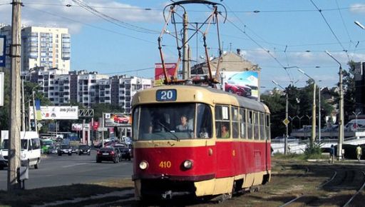 В Харькове трамвай сменит маршрут из-за ремонта путей