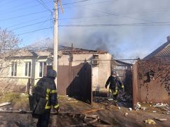 Золочев в Харьковской области атаковал вражеский дрон: фотографии последствий