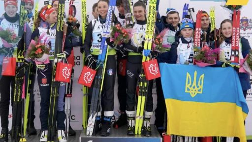 Харьковский биатлонист принес Украине первую в истории медаль в смешанной эстафете на ЮЧЕ по биатлону