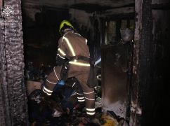 В Харькове загорелся частный дом