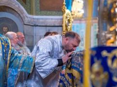Добкин провел службу на Пасху и в церкви Московского патриархата пожелал победы Украине
