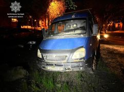 В Харькове обнаружили побитый автомобиль, который был в розыске