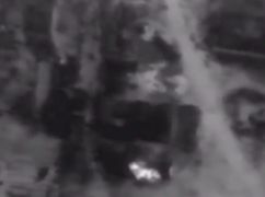 Военные уничтожили российских окупантов на Харьковщине: Кадры из воздуха