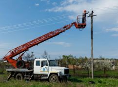 В Харьковской области запитали 3 села, где враг полностью уничтожил электросети