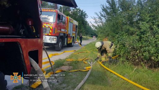 На Харьковщине больше часа тушили частный дом