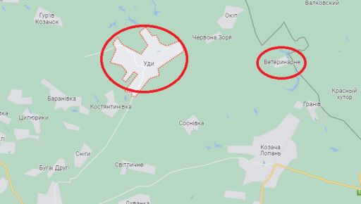 В Харьковской области оккупанты из артиллерии обстреляли 11 населенных пунктов, из авиации – еще два (КАРТА)