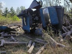 В Ізюмському районі на міні підірвалася вантажівка: Двоє травмованих