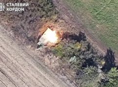 В Харьковской области бойцы "Стального Кордона" разбили вражескую пушку: Кадры с воздуха