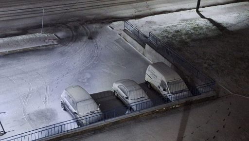 На Харьковщине началась метель: Появились кадры снегопада