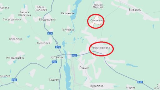 Оккупанты при поддержке авиации трижды шли на штурм в Харьковской области (КАРТА)