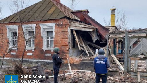Росіяни атакували село на Харківщині з безпілотника: Кадри наслідків