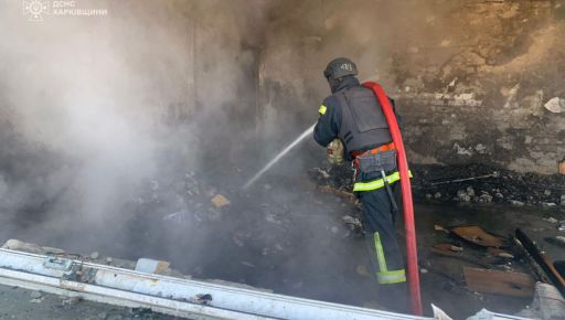 В центре Харькова из пожара спасли мужчину