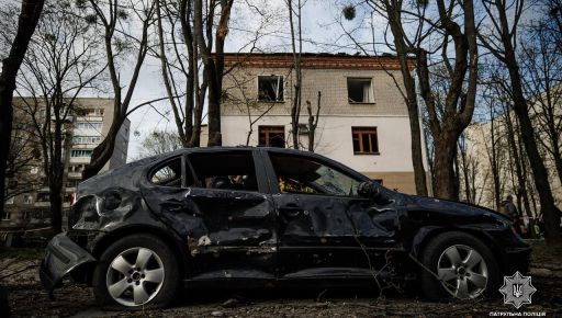 Обстрел Харькова 6 апреля: Патрульные показали кадры с места