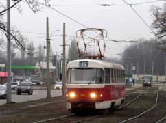 В Харькове трамвай протаранил грузовик на "зебре" (ВИДЕО)