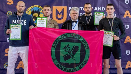 Харківські гвардійці вибороли призові місця на турнірі з військово-спортивних багатоборств