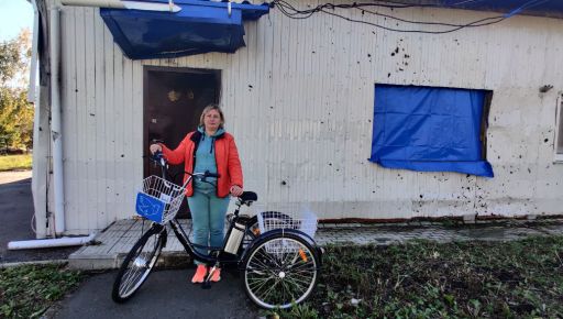 Деокуповані території Харківщини забезпечать триколісними електровелосипедами