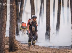 Рятувальники локалізували масштабну лісову пожежу на Харківщині