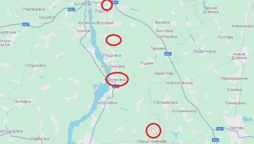 На Купянском направлении бои переместились ближе к реке Оскол: Где атакует враг (КАРТА)