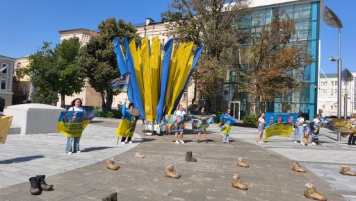 Понад сотня берців у центрі Харкова: у місті нагадали про зниклих безвісти