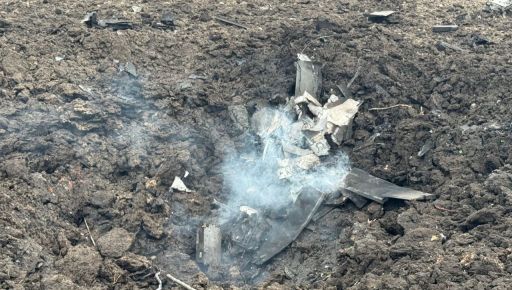 В Харькове куски дрона упали на детскую площадку