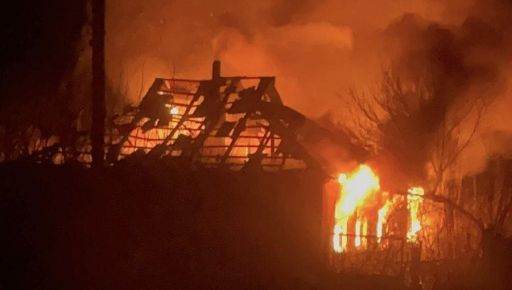 На Харьковщине в результате ракетного удара произошел масштабный пожар &ndash; ГСЧС