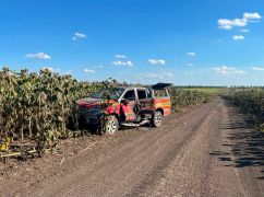 На Куп&rsquo;янщині російський дрон вдарив по автівці ДСНС