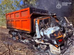 На Харківщині ворожий дрон поцілив у вантажівку, загинув водій