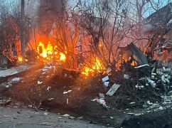 Момент прильоту дрона у передмісті Харкова потрапив на камери