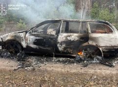 У Чугуївському районі внаслідок атаки дрона по цивільному авто постраждав чоловік