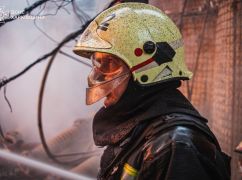 Волонтер сообщил о масштабном пожаре в результате обстрела Харькова