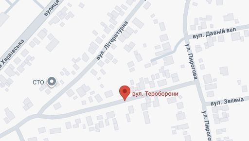 Google оновив топоніми в Чугуєві: радянські вулиці зникли з карти