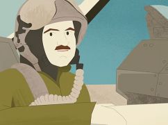 Жадан озвучил мультфильм о погибшем пилоте, который одним из первых сел за F-16