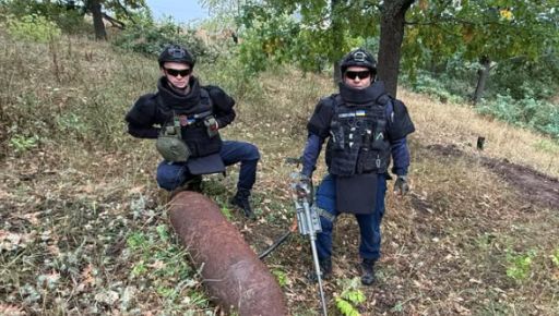 На Харьковщине в лесу нашли авиабомбу времен Второй мировой весом 250 кг
