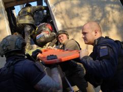 Появилось видео первых минут после авиаудара по Харькову
