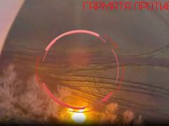 Секретный беспилотник харьковской бригады уничтожил вражескую гаубицу: Видео с воздуха
