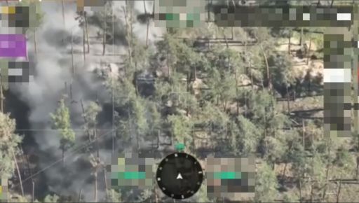 Харьковские нацгвардейцы показали борьбу за Серебрянский лес: Кадры с воздуха