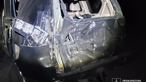 На Харьковщине два человека получили контузии в результате атаки дрона на авто