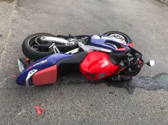 В Харькове в результате ДТП пострадал мотоциклист