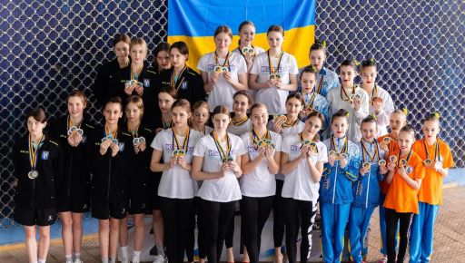 Харьковские спортсменки выиграли чемпионат Украины по синхронному плаванию