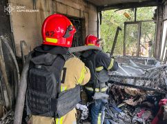 На Харківщині пожежники потрапили під повторний обстріл