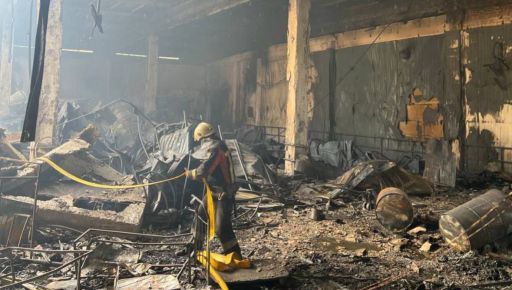 Нова пошта показала знищене російським дроном депо в Ізюмі