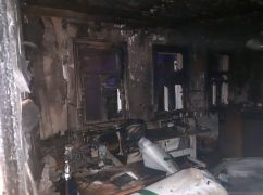 Під Харковом у пожежі постраждав чоловік