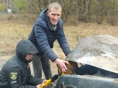 В Харьковской области авто загорелось во время движения: Кадры с места