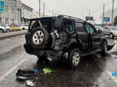 У Харкові затримали водія, який спричинив ДТП з автобусом та тролейбусом