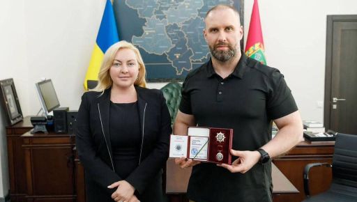 Синегубова наградили знаком отличия "Слобожанская слава"