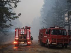 На Харківщині російський бпла впав у полі: зайнялося сільгоспугіддя