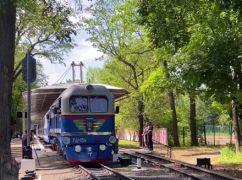 В Харькове открылась детская железная дорога