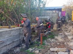В Харькове на распределительный газопровод упали бетонные блоки: Что известно